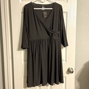Torrid Size 1 Black A-Line Cold Shoulder Dress